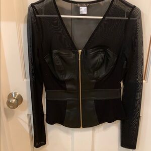 VENUS Black Mesh Jacket